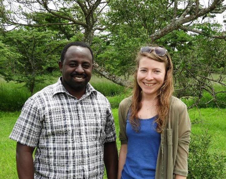 Samuel and I at Ol Pejeta Conservancy