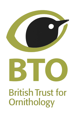 The logo of the British Trust for Ornithology (BTO). Follow this guide to learn how to become an ornithologist and work with organisations like BTO.