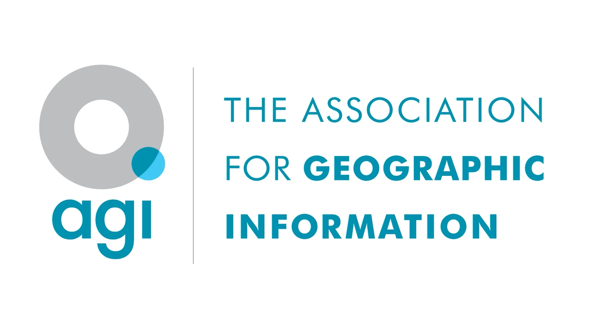 The logo of the Association for Geographic Information (AGI), one of many societies and professional organisations for GIS Analysts.